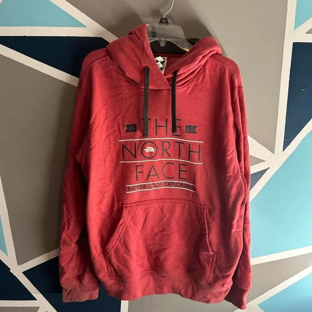 The-north-face Men's Red and Pink Hoodie